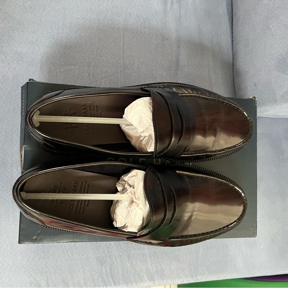 Cole Haan Black Leather Loafers - Picture 5 of 6